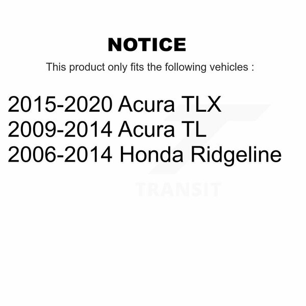 Ameribrakes Front Ceramic Disc Brake Pads For Acura Honda Ridgeline TLX TL NWF-PTC1584